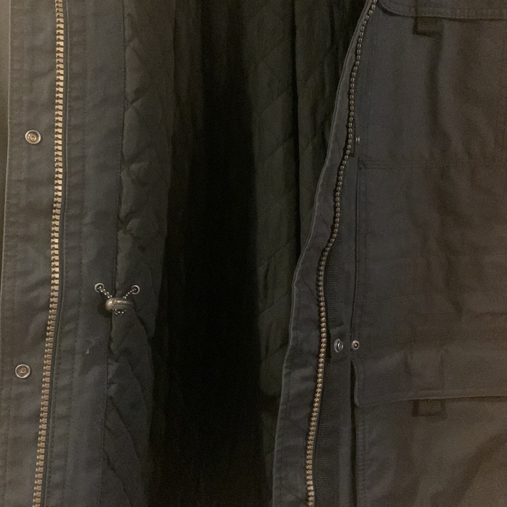 LL Bean Women’s black winter hooded coat. - Picture 2 of 4